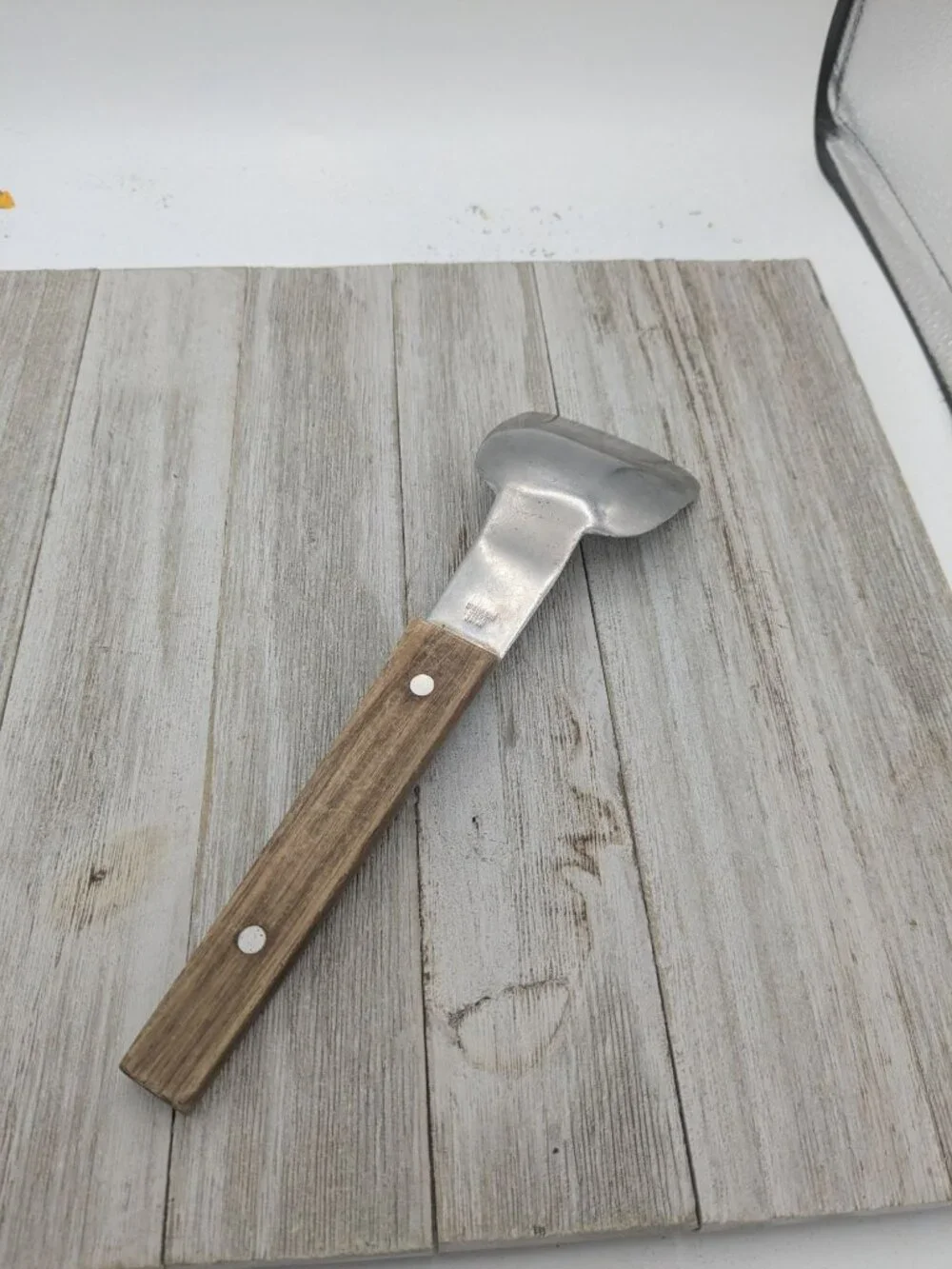 Stainless Steel Ice Cream Spade #1 Scoop Wood Handle 9 1/2